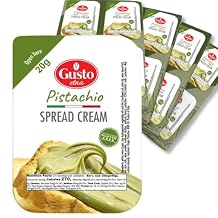 Pistachio Cream Cups, 16 Cups, 4 packs x 4 cups x 20g Sweet Pistachio Spread, Gluten-Free, Convenient Mini Cups, Authentic Italian Product, 20 g Each