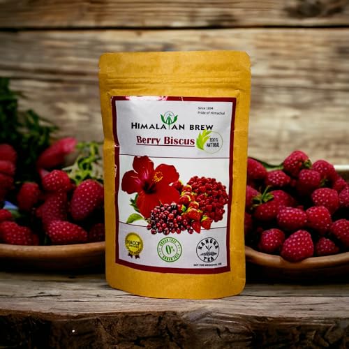 Himalayan Brew Pure Berry Biscus with cranberry Hibiscus strawberries and Licorice