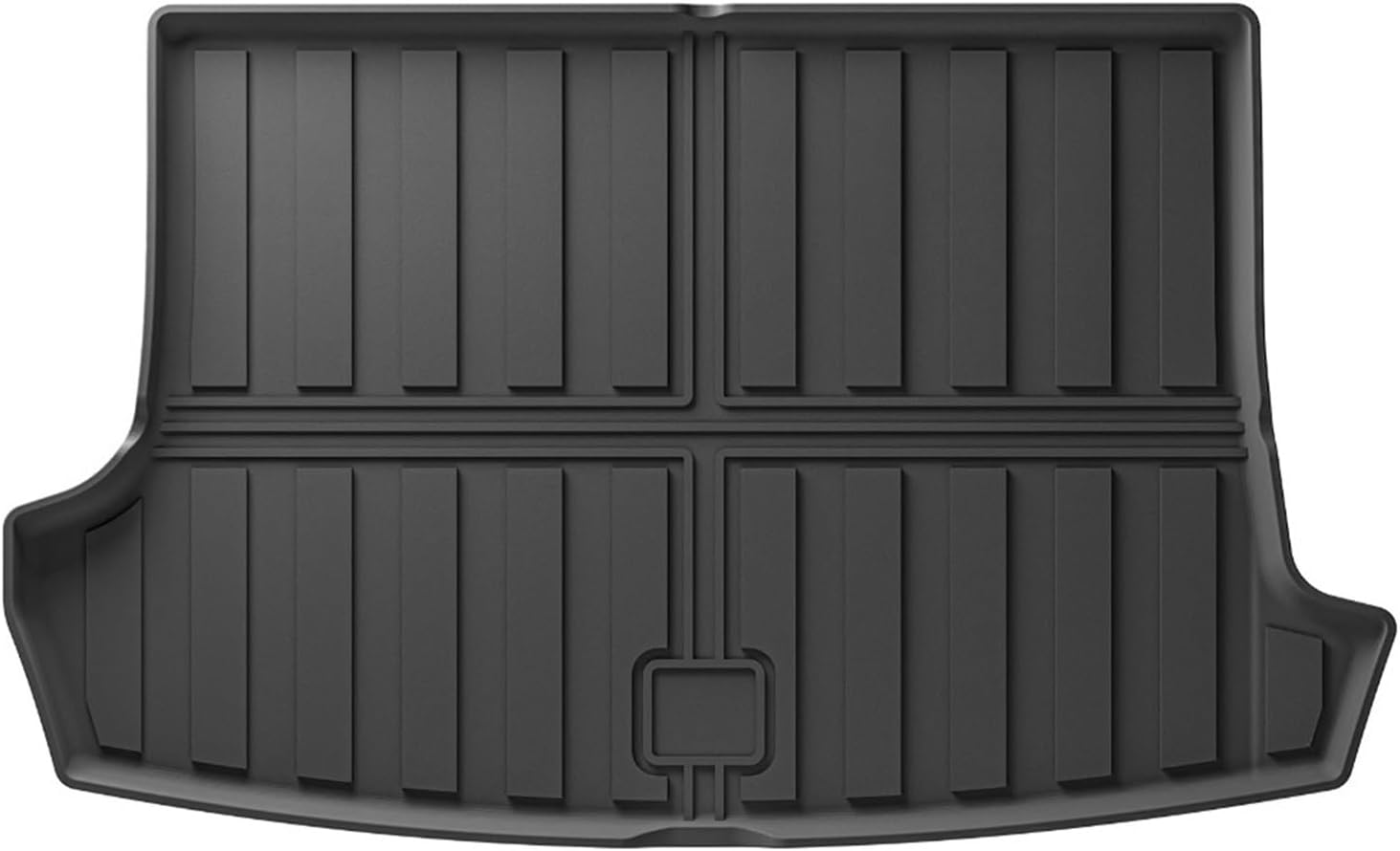 TPE 3D Car Floor Mats Cargo Liner Trunk Backrest Pad Left Hand Drive Compatible with VW Compatible with T-ROC 2018-2024(T-ROC 3PCS)