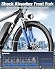 ZNH Electric Mountain Bikes 750w Peak Motor Ebikes with 48V 624Wh Battery 26 in Step Over E Mountain Bike for Commuter 20Mph Electric Bicycle for Adult Up to 80 Miles,21 Speed and Suspension Fork #3