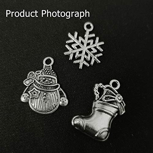 Wine Glass Charms, CNYMANY Zinc Alloy Christmas Themed Goblet Drink Markers Tags with Buckle Design for Christmas Wine Cocktail Champagne Tasting Party Favors Supplies Gifts