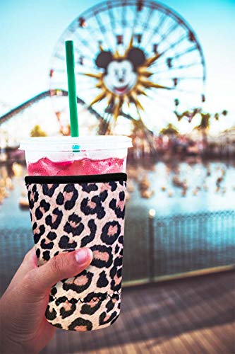 image for XccMe Reusable Iced Coffee Sleeves 2 Pack Neoprene Insulator Cup Cover