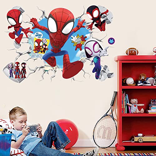 New Superhero Wall Stickers Movie Wall Decal Peel And Stick Decal For Bedroom Living Room Party Decor #TOP2