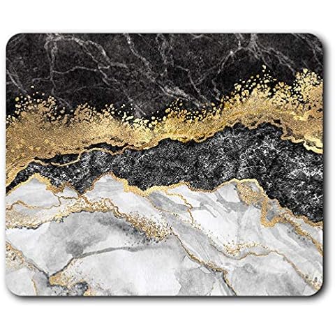 Marble Gold Stone Effect Art Mouse Mat Pad Computer PC Laptop Gaming Office Home Desk Accessory Gadget 21842 Cover