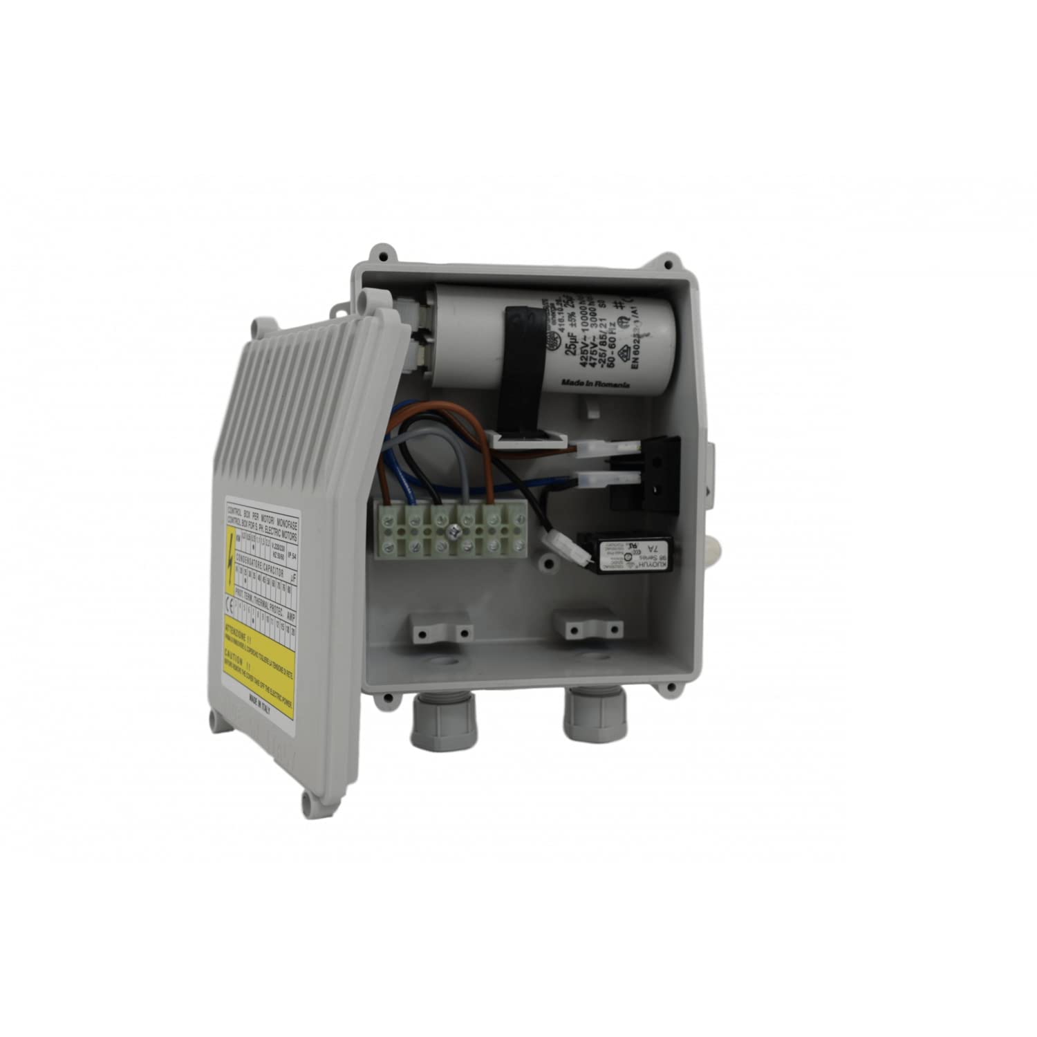 Coffret De Démarrage C-box 1.5kw 60uf Pour Pompe Immergée 220v Mono