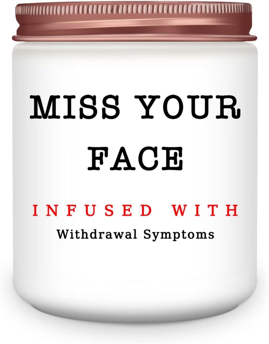 HomsolverGifts for Women, Men, Friends, Sister, Bestie, Christmas Birthday Candles for Her Him, Unique Friendship Gift for Friend, Miss Your Face Scented Candle