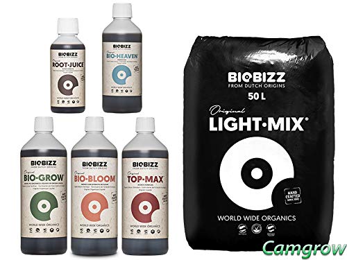 BioBizzStarter Packs With Soil Organic Soil & Nutrients Hydroponics (Light-Mix + Starter Pack)