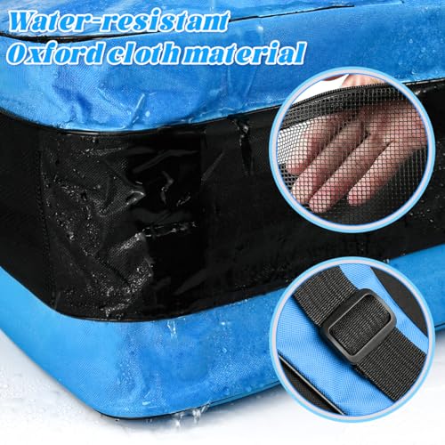VGECEE Inliner Rollschuhe Tasche Damen Ice Roller Skating Bag Schlittschuhe Tasche Skischuhtasche Skatertasche Schlittschuhtasche Erwachsene Eishockey Bag für Herren Damen (blau)