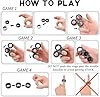 ASIOWELY Magnetic Rings Fidget Toys Adults,3 PCS Fidget Spinners for ADHD Anxiety Stree Relief,Fidget Rings Magnet Finger Set,Birthdays Gifts Toys for 3-6-8 12 + Year Old Boys Girl Kid Teen Men Woman #3
