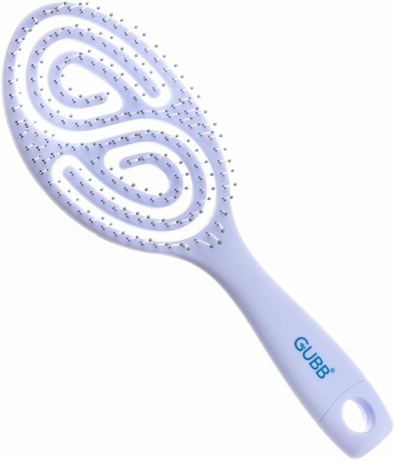 GUBB French Hues Oval Vent Hair Brush for Styling, Detangling and Grooming for Men and Women |Straightens & Detangles Curly Hairs | Reduces Hair Breakage and Promotes Hair Growth|Best Hair Brush for All Hair Types