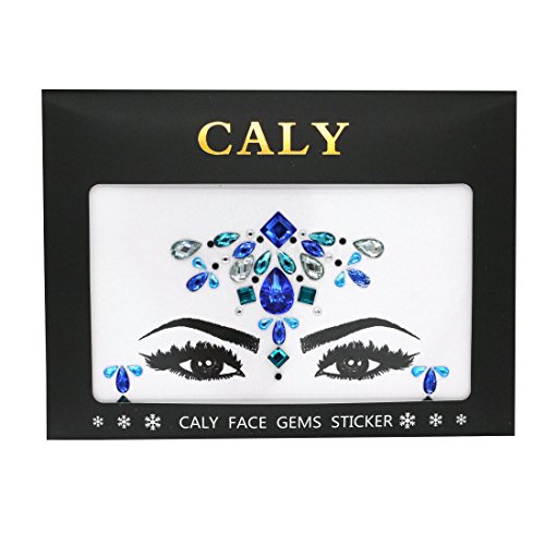 Caly CB-1002 Long Lasting Waterproof Face Gems Body Jewels Stickers for Carnival
