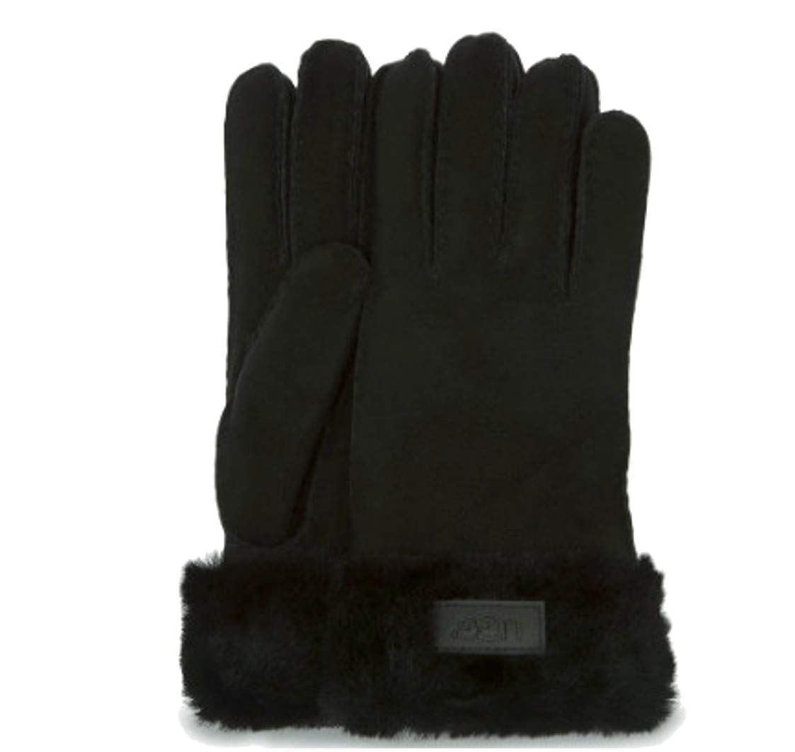 Amazon | uggアグロゴタグレディーススエード手袋グローブ ブラック 本