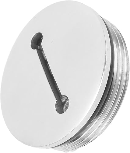 Miniatura 5 de KUIDAMOS Tapa de combustible para barco, acero inoxidable pulido a gas marino, hermoso óxido para camiones para caravanas (1.969 in)