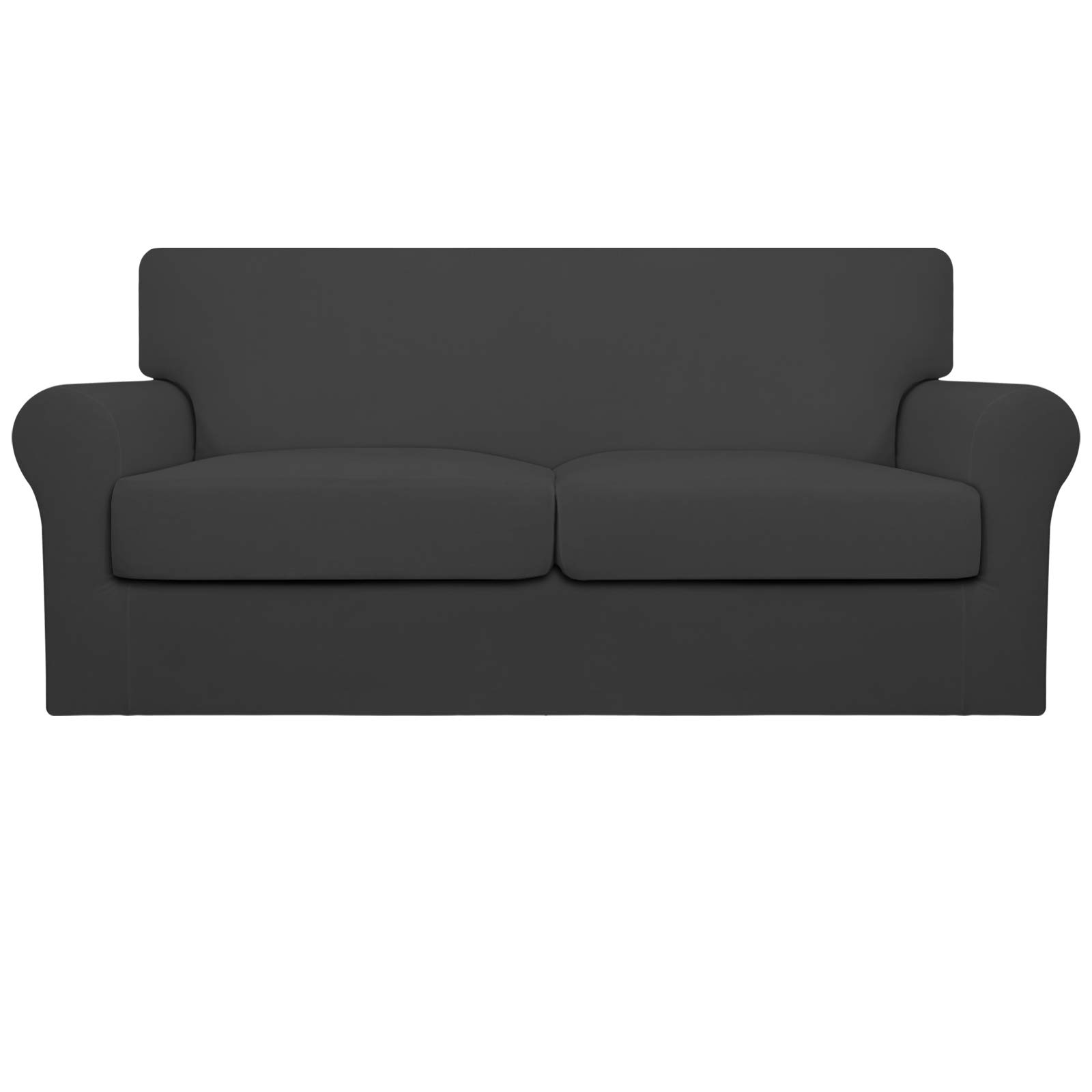 Easy-Going Oversized 3 Pieces Stretch Fleece Soft Loveseat Sofa Couch Cover for Pets