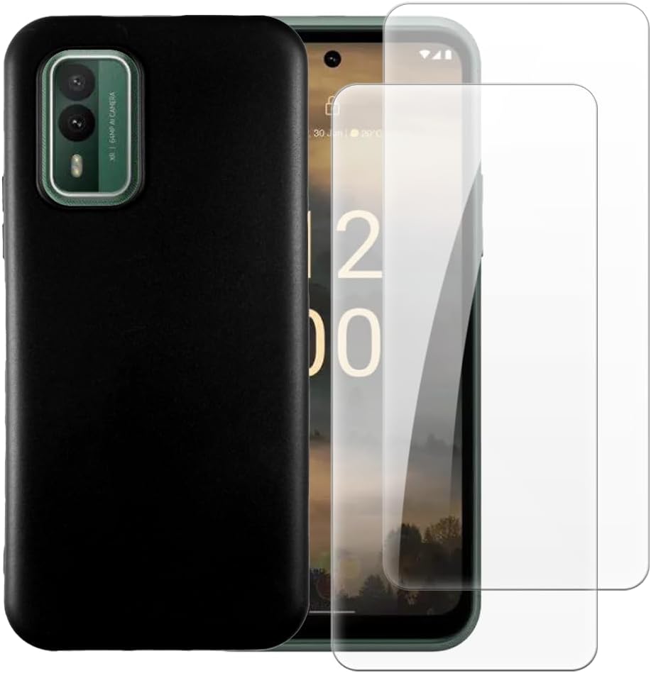 Case and Screen Protector for HMD XR21 5G - Black