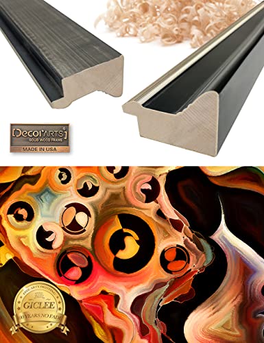 Decorarts - Abstract Art(Forces Of Nature Series), Giclee Prints Modern Artwork Printed On 100% Cotton, Wall Art For Home Decor. 20X16, Framed Size: 23.25X19.25 #TOP4