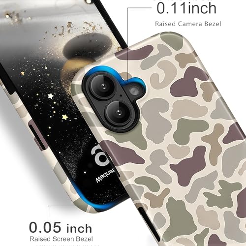 Coque iPhone 17 résistante aux rayures avec double couche antichoc camouflage - 4