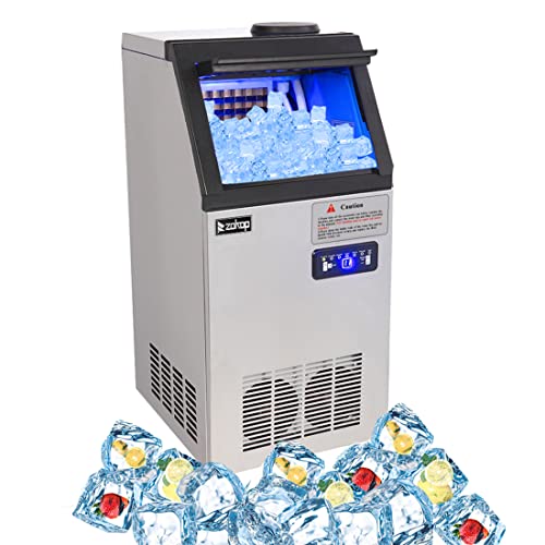 Máquina de Hielo Comercial Acero Inoxidable 110 lbs 24h miniatura 1