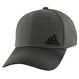adidas Men's Release Stretch Fit Structured Cap, Legend Earth Green/Black, S/M
