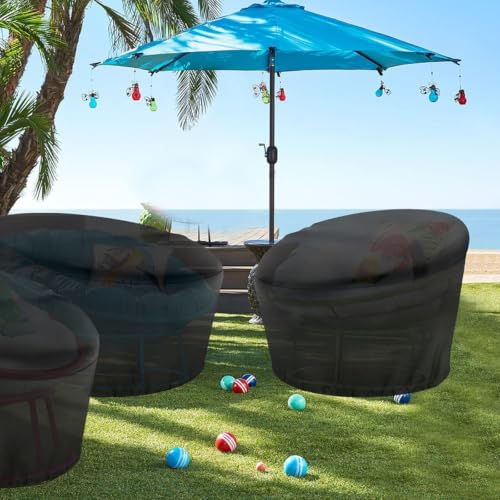 Funda para sillón de papasán para exteriores impermeable contra lluvia y polvo 8
