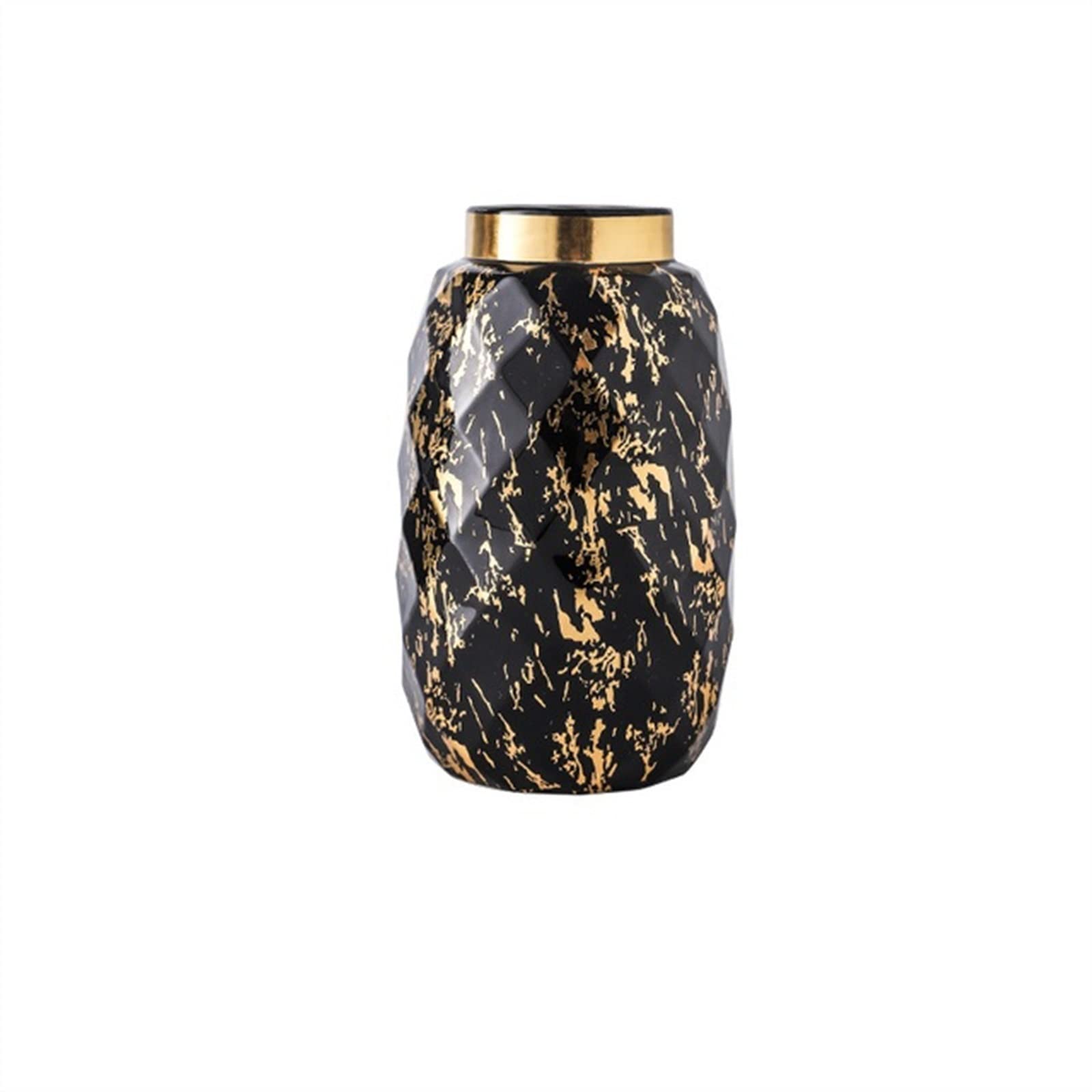 Gouden keramische vaas home decor bloemstuk vaas woonkamer decor bruiloft decoratie keramische vazen geschenken (goud 20 * 12 cm