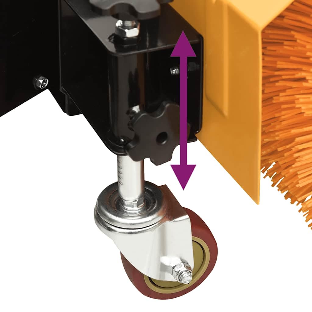 vidaXL 4-in-1 Schneefräse und Kehrmaschine Set Benzinbetrieben 6,5 PS
