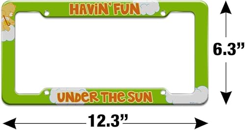 Miniatura 4 de GRAPHICS & MORE Care Bears Funshine Bear - Marco para placa de matrícula