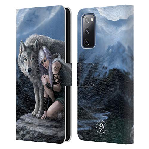 Carcasa de Cuero Tipo Libro Samsung Galaxy S20 FE Funda Protector Lobos