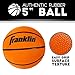 Franklin Sports 54132X Over The Door Mini Basketball Hoop - Slam Dunk Approved - Shatter Resistant - Accessories Included, 17.75