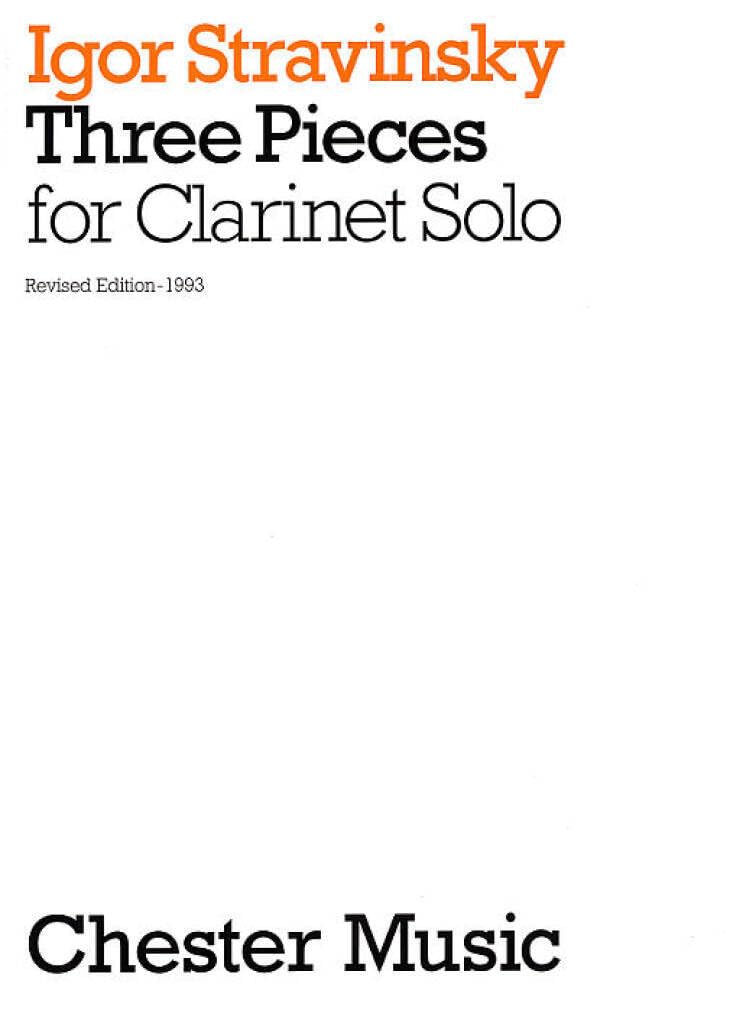 3 Pieces For Clarinet Solo