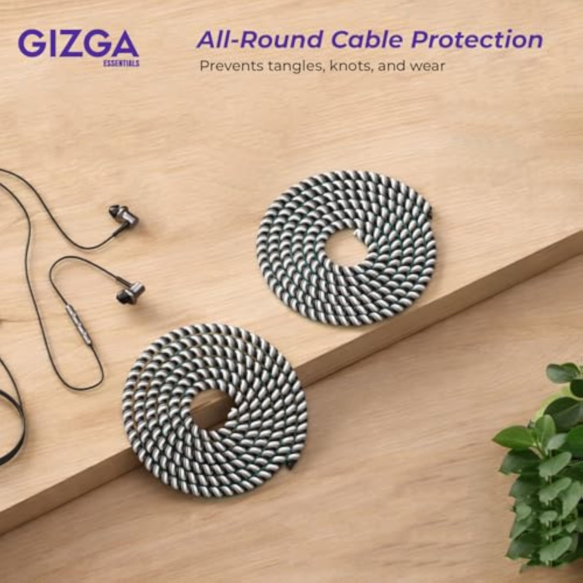 Spiral Cable Protector for USB and Data Cables