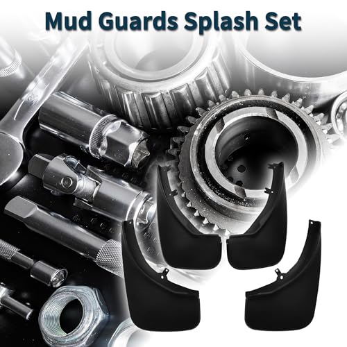 Image of Mud Flaps Splash Guards for Land Rover Range Rove Vogue 2005-2012 W /Mount Accessories Mud Guards Front and Rear 1 Set