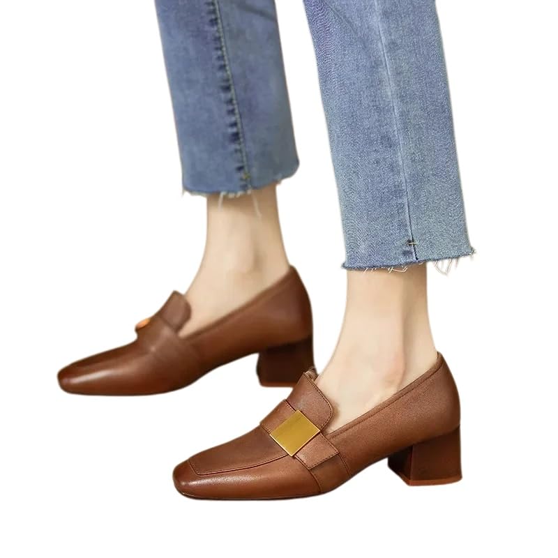 Scarpe Tacco Donna,Décolleté da Donna in Pelle Eleganti