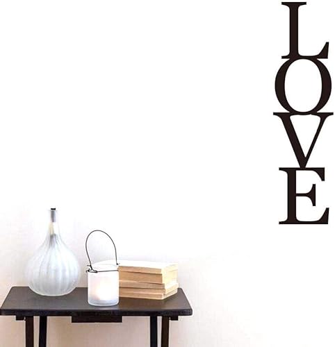 Miniatura 7 de BIBITIME Upstanding Lettering L O V E Love Quotes - Calcomanía de vinilo para el día de San Valentín, sala de estar, vacaciones, pareja, dormitorio,