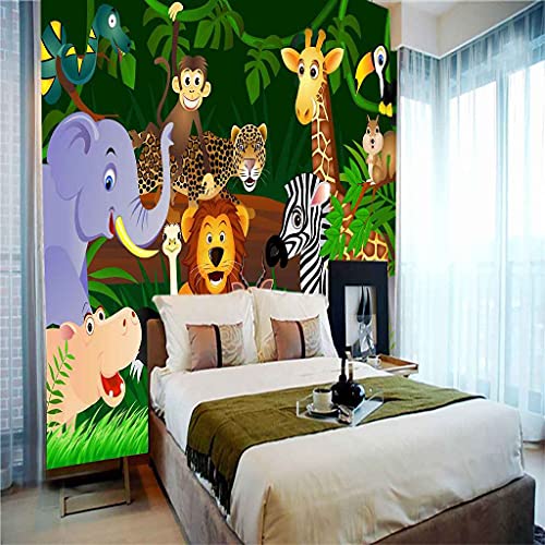 Papier peint mural lion 3D autocollant pour masquer les défauts de mur