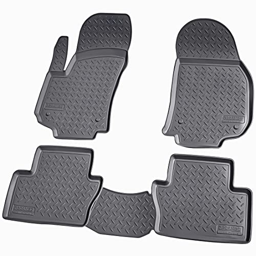 Recambo 3D Gummi Fußmatten kompatibel für OPEL Zafira B | BJ 2005-2014 | Auto Gummimatten |...