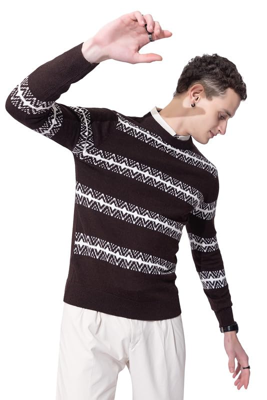 armisto Men's Plain Half-Zip Winter Sweater - Sports/Casual/Office Wear - Ideal for Travel-picture-37
