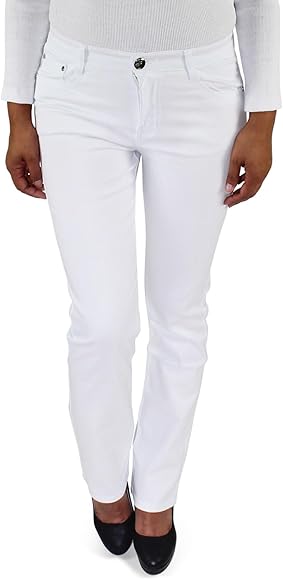 Weiße hüfthosen damen Clearance