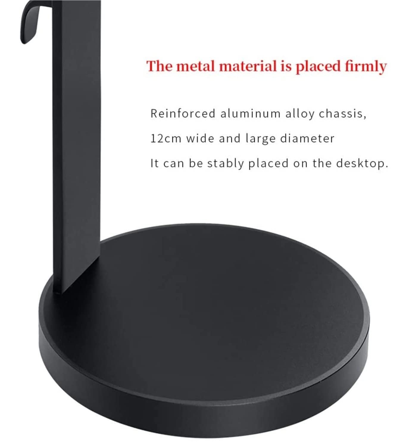 Supporto per Cuffie, Gancio per Auricolari, Supporto in Lega di Alluminio, Supporto da Appendere, Display per Gaming, Auricolari in-Ear