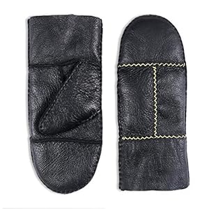 YISEVEN Vrouwen Winter Nieuwe Echte Schapenvacht Lederen Wanten Handschoenen Dikke Bont Gevoerde Thermische Pols Gift