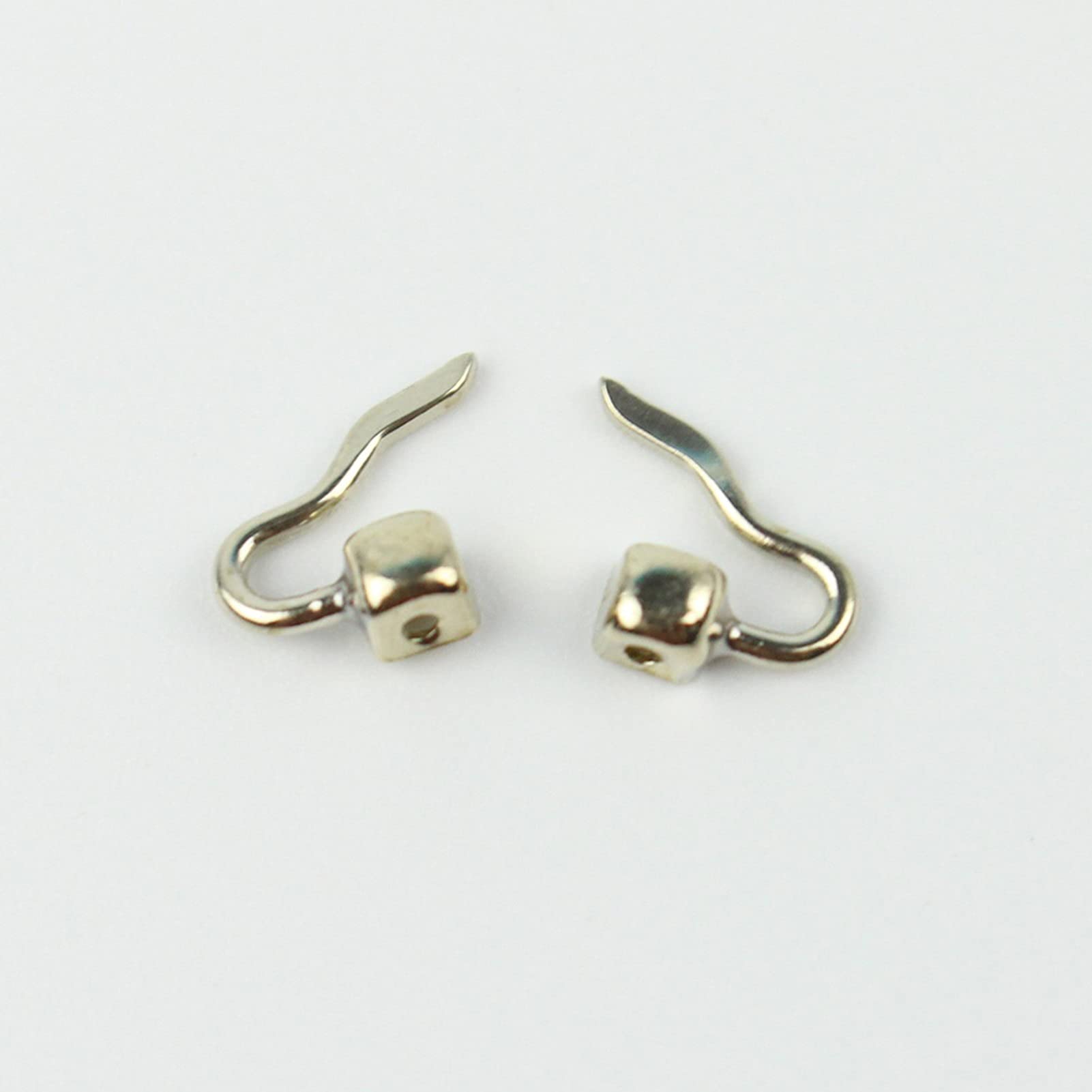 100 ensembles de bras de plaquette nasale de lunettes, for cadre optique de lunettes, accessoires de réparation de lunettes, Type à vis.
