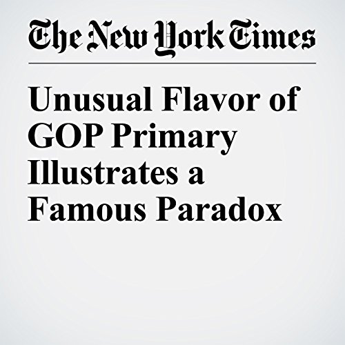 Unusual Flavor of GOP Primary Illustrates a Famous Paradox cover art