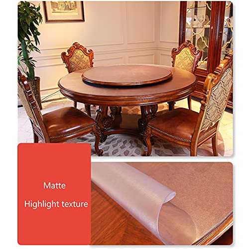Tapis à bords doux anti-rayure pour table ronde mate 145cm - 6