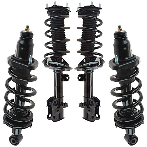 Image of TRQ Front and Rear Strut & Coil Spring Assembly Set Driver & Passenger Sides Compatible with 07-11 Honda CR-V
