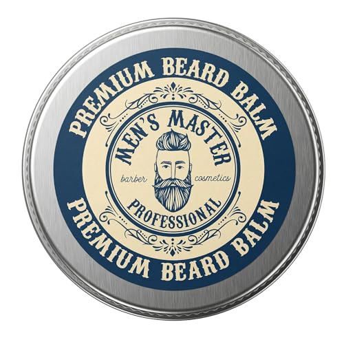Men's Master - Balsam Pflegender Bart für Männer | Bartpflegeprodukt | Bartbalsam Männer | Gesichtspflege für Männer | Pflegender Bart Balsam | Bartwuchsmittel Männer | Intimpflege Männer