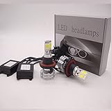 H13 LEDヘッドライト Hi/Lo切替 DC12-24V 2個セット 180W 18000LM 新基準車検対応 8000Lm 6500k ホワイト ファンレス 一体型 角度調整機能付き 完全防水 一年保証付き