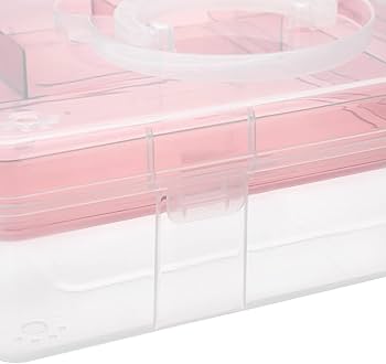 Amazon.co.jp: Sumnacon 収納ケース 二段収納ボックス クリアケース