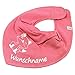 HALSTUCH Füchsin mit Namen oder Text personalisiert für Baby oder Kind verschiedene Ausführungen bubblepink