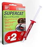 SWISSINNO SuperCat Esca di Ricambio in Siringa al Burro di Arachidi per Trappole per Topi e Ratti – Attrattivo Alimentare ad Alta Efficacia, Compatibile Trappole SuperCat, Set 2