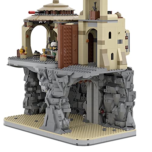 Tewerfitisme Rancor Grube Klemmbausteine Haus Set, MOC-54526, 1581Telie Modular Buildings Krieg Filmszene Modellbausatz… – Bild 3
